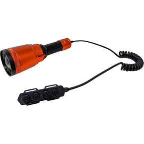 Foxpro Bowfire LED Bow Light for Bowfishing مع 3 إعدادات إضاءة بارد أبيض ووسط ودافئ أبيض