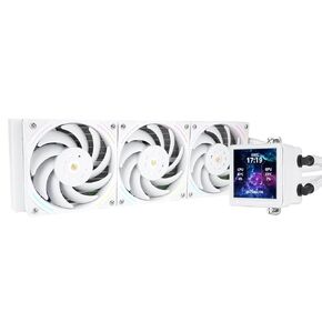 Thermalright Frozen Vision 360 ARGB White V2 AIO CPU Liquid Cooler 480x480 Pixel LCD Square Screen for 2.88 inch,High Performance Pump with 3000RPM Speed,Compatible with AM4/AM5,Intel 1851/1700