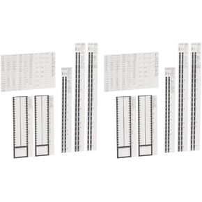 Square D من Schneider Electric UCD42CP Directory Kit ملصقات عالمية ذاتية اللصق قبل الدائرة، أبيض 2.3*1.7 بوصة