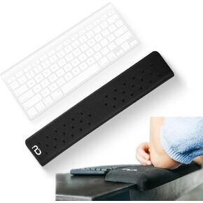 EdgeRest Mini PostureUp L-Shaped Desk Wrist Rest Elbow, Forearm Comfort Support Table or Desk Edge, Non-Slip, Memory Foam Padding, Ergonomic Design for Extended Work, Universal Black