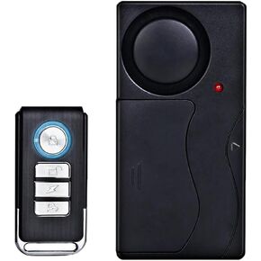 Anki HappiGo 108dB Wireless Vibration Alarm, Anti-Theft Burglar Alarm with Wireless Remote Control for Car, Truck, Motorcycle, E-Bike