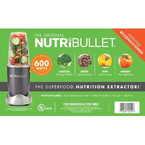 NutriBullet 600W 4pc Certified Reconditioned