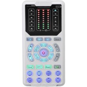Zunate Portable Voice Changer Card ، 16 وضعًا صوتيًا 10 مستويات ضبط دقيق مع 8 مؤثرات صوتية ، جهاز البث المباشر Mini Mod
