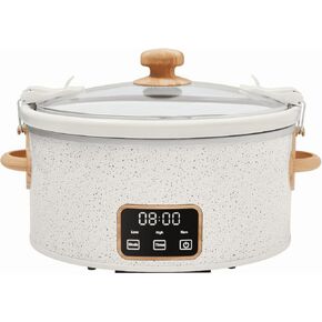 The Piooneer Woman 6 Qt Digital Slow Cooker with Locking Lid (Teal Speckle)