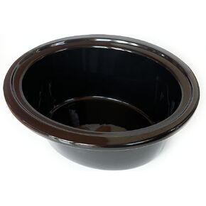 6qt Ceramic pot Insert, Compatible with Crockpot slow cooker models SCCPV600-S-BR, CPSCVO60LL-BP, CPSCVC60LLS