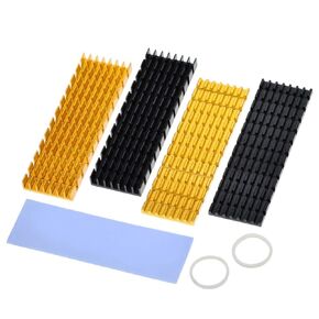 Heatsink Heat Dissipation Radiator M.2 Cooling Heat Sink Heat Thermal Pads for M.2 Ngff 2280 Pci-E Nvme Ssd