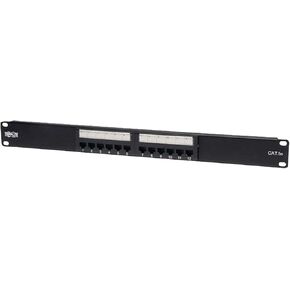 Tripp Lite 12-Port 1U Rackmount Cat5e 110 Patch Panel 568B, RJ45 Ethernet(N052-012)
