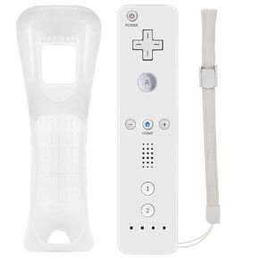 YCZHDV Remote Game Controller Compatible with Wii/Wii U Console, Wii Wireless Controller with Silicone Case and Wrist Strap