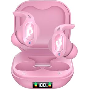 Wireless Ear buds Bluetooth Earbuds Wireless Charging Case Waterproof Headphones Built in Microphone Stereo Bass 64H Playback LED Power Display for iPhone Android Phones Computer Sports Gaming Workout