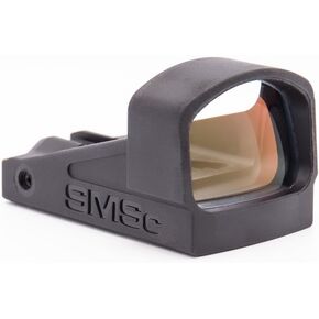 SMSc - Shield Mini Sight Compact (4MOA) RMSc Footprint - Crystal Clear Glass Lens - Co-Witness - Open Reflex Sight - Polymer Housing - EDC/CCW Optic - Always On - Automatic Brightness