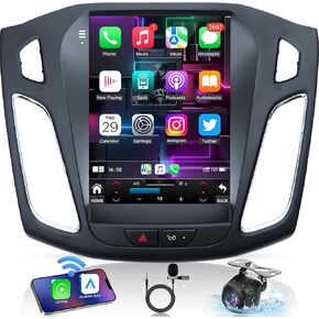 8 Core 4+32G Android 13 Upgrade Car Radio for Ford Focus 2012-2018: 10.4 "1024 * 768 HD Head Head Unit Wireless Carplay Android Auto 1080p Backup Camera Link 5G WiFi GPS Bluetooth