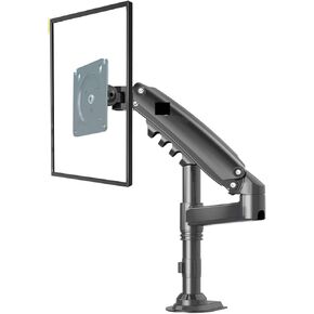 H80 17-27" Monitor Holder Arm Gas Spring Full Motion LCD TV Mount 2-9kg Dual Arm Clamp Bracket 2pc USB3.0(H80)