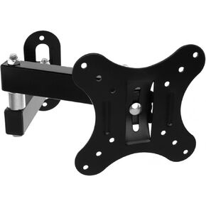 10KG Adjustable TV Wall Mount Bracket Flat Panel TV Frame Support 15 Degrees Tilt for 14-27 Inch LCD LED Monitor