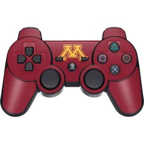 Skinit Skinit Gaming Gaming Continciped مع PS3 Dual Shock Wireless Controller - تصميم شعار College Minnesota المرخص رسميًا