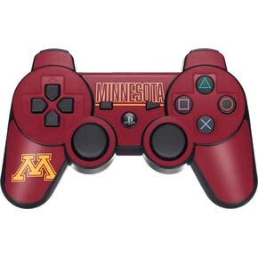 Skinit Decal Gaming Skin Compatible with PS3 Dual Shock Wireless Controller - Officially Licensed College Golden Gophers Design