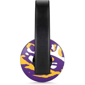 Skinit Decal Audio Skin Compatible with Playstation 4 Gold Wireless Headset - Officially Licensed LSU Tiger Eye Logo Design