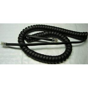Black 9 Ft Short Handset Cord Compatible with NEC DTK DTL DTZ ITK ITL ITY ITZ IP4WW IP7WW IP3NA 6D 12D 24D 32D 12TXH 24TXH Phone 1 1a 2 3 Bk SL1100 SL2100 SV8100 SV9100 Receiver Curly Coil