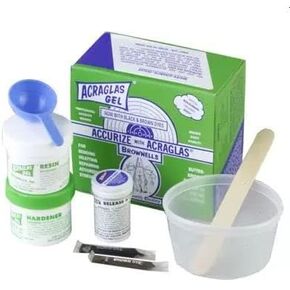 Acraglas Gel Rifle Bedding Kit - Enough for 2 Rifles