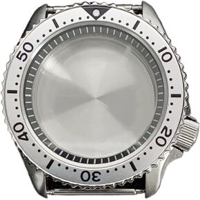 Stainless Steel Watchcase SKX009 42mm For NH35 NH36 4R35/36 7S26 Movement Sapphire Crystal Ratchet 120clicks Ceramic Bezel 10ATM Watch case
