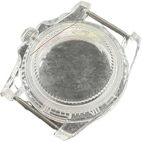 40mm SUB Plastic Transparent Watch Case For NH35/NH36 Movement Repair Part watch case