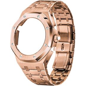 4th GA2100/2110 Generation Watchbands Octagonal Full Metal Case Band With Crown 316 Stainless Steel Watch case
