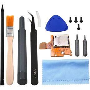USonline911 Micro SD Card Reader for Nintendo Switch Console, Complete TF Card Slot Socket Reader Board Repair Kit