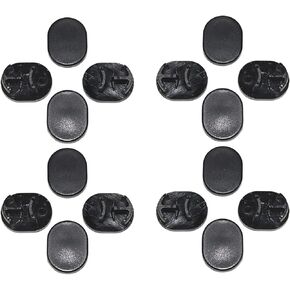 Nylon Oval Sling Insert END CAPS 1-1/8" x 7/8" Fits Brown Jordan Black Pack of 16 Easy to Install and Replace