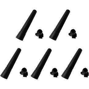 5 حزمة البلاستيك walkie talkie هوائي غلاف غلاف مجموعة CP110 EP150 XTNI A10 RDU2020 RDV2020 RDU4100 RDV5100 Radio Portable (3 بوصة)