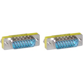 DB15 Male to Male Adapter, Gender Changer for Mini Computers, Convert DB15 Female Monitor Cable