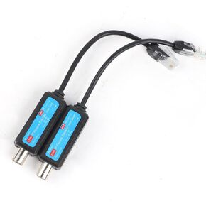 جهاز الإرسال المحوري للشبكة ، 1PAIR 10/100MBPS 1CH جهاز إرسال شبكة IP السلبي المتلقي السلبي Ethernet على كابل Coax Coax إلى محول Ethernet لكاميرا IP NVR