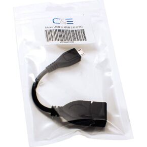 C&E CNE28224 USB 2.0 A Female to Micro B Male Adapter Cable Micro USB Host Mode OTG Cable