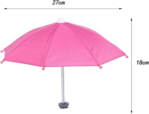 Camera Umbrella with Hot Shoe Mount Protective, Rose Red in Saudi Arabia