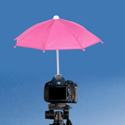 Camera Umbrella with Hot Shoe Mount Protective, Rose Red in Saudi Arabia