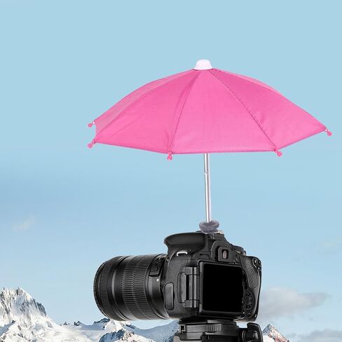 Camera Umbrella with Hot Shoe Mount Protective, Rose Red in Saudi Arabia