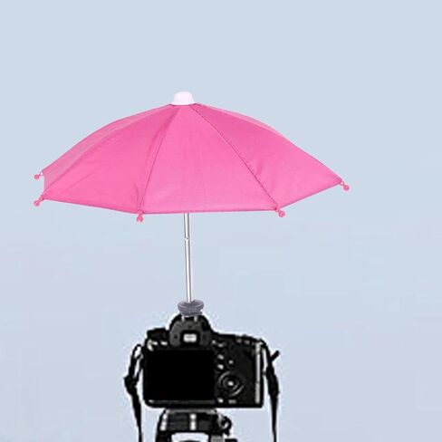 Camera Umbrella with Hot Shoe Mount Protective, Rose Red in Saudi Arabia