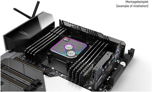 Alphacool Core 1 Aurora CPU Water Block, Black in Saudi Arabia