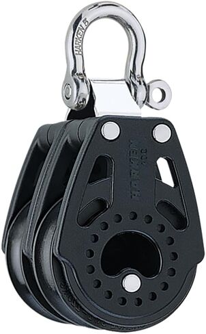 HARKEN Premium Sailing 40mm Carbo Boat Block w/Becket, 40mm, Part 2637 in Saudi Arabia