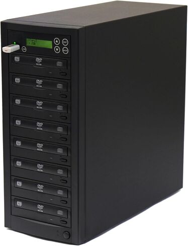 EZ DUPE USB to 1 DVD Disc Media Maven Duplicator - Standalone Disc/USB Flash Memory Card to Optical Drive Copier & Eraser/Sanitizer (D901-SSP) in Saudi Arabia