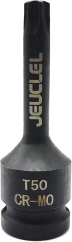 T70 Torx Star 6 Point Impact Bit Socket, T70 1/2-Inch Square Drive 3-Inch Long Torx Socket, Cr-Mo Steel Lengthen Screwdriver Socket Adapter Tool in Saudi Arabia