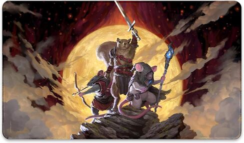 Paramint Quest (Stitched) - MTG Playmat by Clint Cearley - Compatible with Magic The Gathering Playmat - Play MTG, YuGiOh, TCG - Original Play Mat Art Designs & Accessories in Saudi Arabia