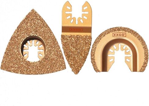 XXGO 105 Pcs Oscillating Multi Tool Sanding Pads Kits 2 Pcs Triangle Sanding Pads 3 Pcs Finger Sanding Pads 100 Pcs Multi Tool Sandpaper for Wood Sanding XG3105 in Kuwait