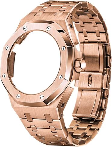 4th GA2100/2110 Generation Watchbands Octagonal Full Metal Case Band With Crown 316 Stainless Steel watch case in Kuwait