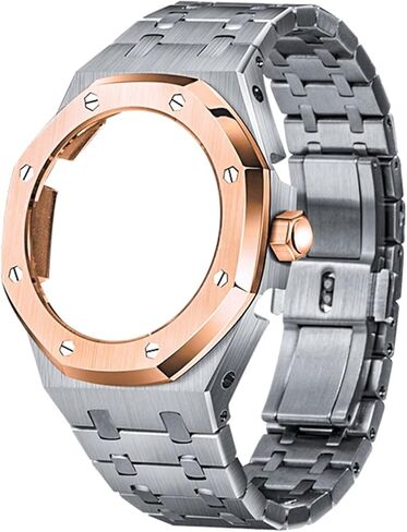 4th GA2100/2110 Generation Watchbands Octagonal Full Metal Case Band With Crown 316 Stainless Steel watch case in Kuwait
