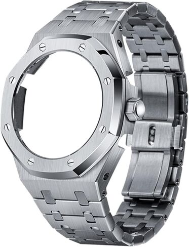 4th GA2100/2110 Generation Watchbands Octagonal Full Metal Case Band With Crown 316 Stainless Steel watch case in Kuwait