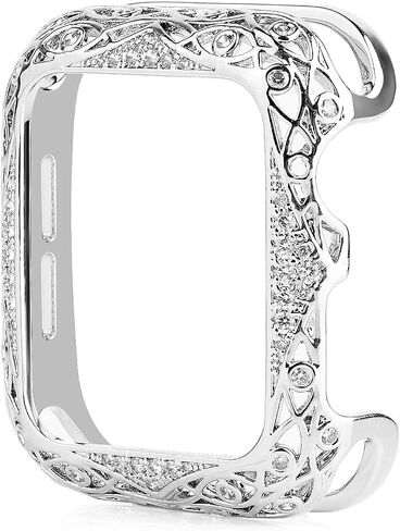 علبة الماس متوافقة مع Apple Watch SE 6 5 4 3 2 1 40mm 44mm 44 مم حامي Cover Cover Case متوافق مع Iwatch Series 42 مم 38 مم in Saudi Arabia