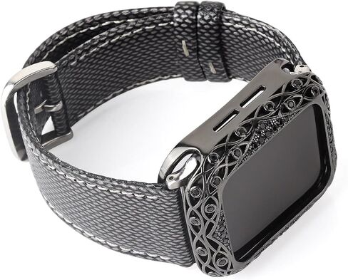 علبة الماس متوافقة مع Apple Watch SE 6 5 4 3 2 1 40mm 44mm 44 مم حامي Cover Cover Case متوافق مع Iwatch Series 42 مم 38 مم in Saudi Arabia