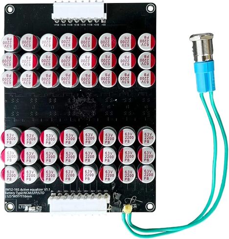 12S-16S 5A Balancer لـ Li-ion LifePo4 LTO Battery Balance 13S 14S 15S Equalizer 48V 60V Capacitor Balancer in Saudi Arabia