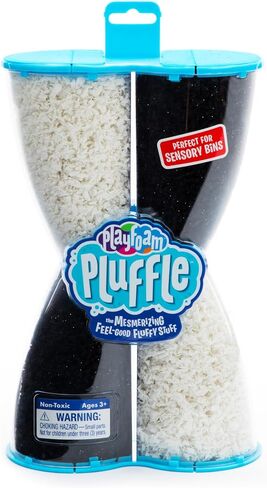 Educational Insights Black & White Playfoam Pluffle for Sensory Bins, Set of 2, Ages 3+ in Saudi Arabia