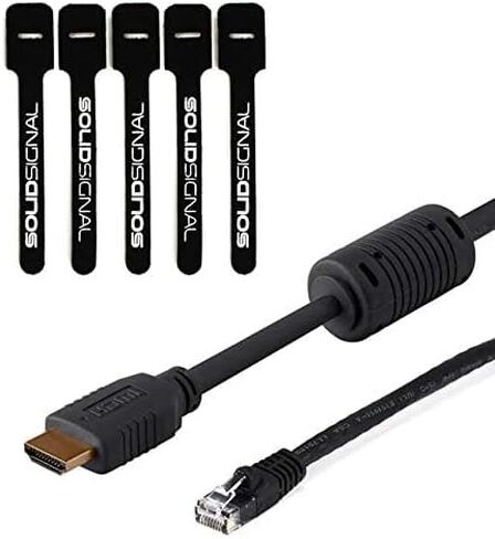 Blackmagic Design ATEM Mini Extreme HDMI Live Stream Switcher Bundle with 6’ HDMI Cable, 7’ Cat5e Cable, and 5-Pack of SolidSignal Cable Ties (SWATEMMINICEXT) in Saudi Arabia