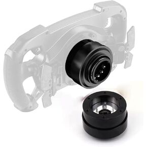 Replace Quick Release Adapter Steering Wheel Replace Panel For MOZA R21/R16/R9 V2/R5/R3 Bundle Gaming Racing Wheel;70mm 6-hole steering wheel kit (Sim Racing Dashboard)